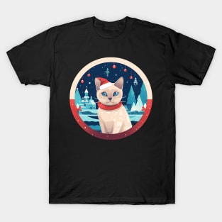 Tonkinese Cat Xmas, Love Cats T-Shirt